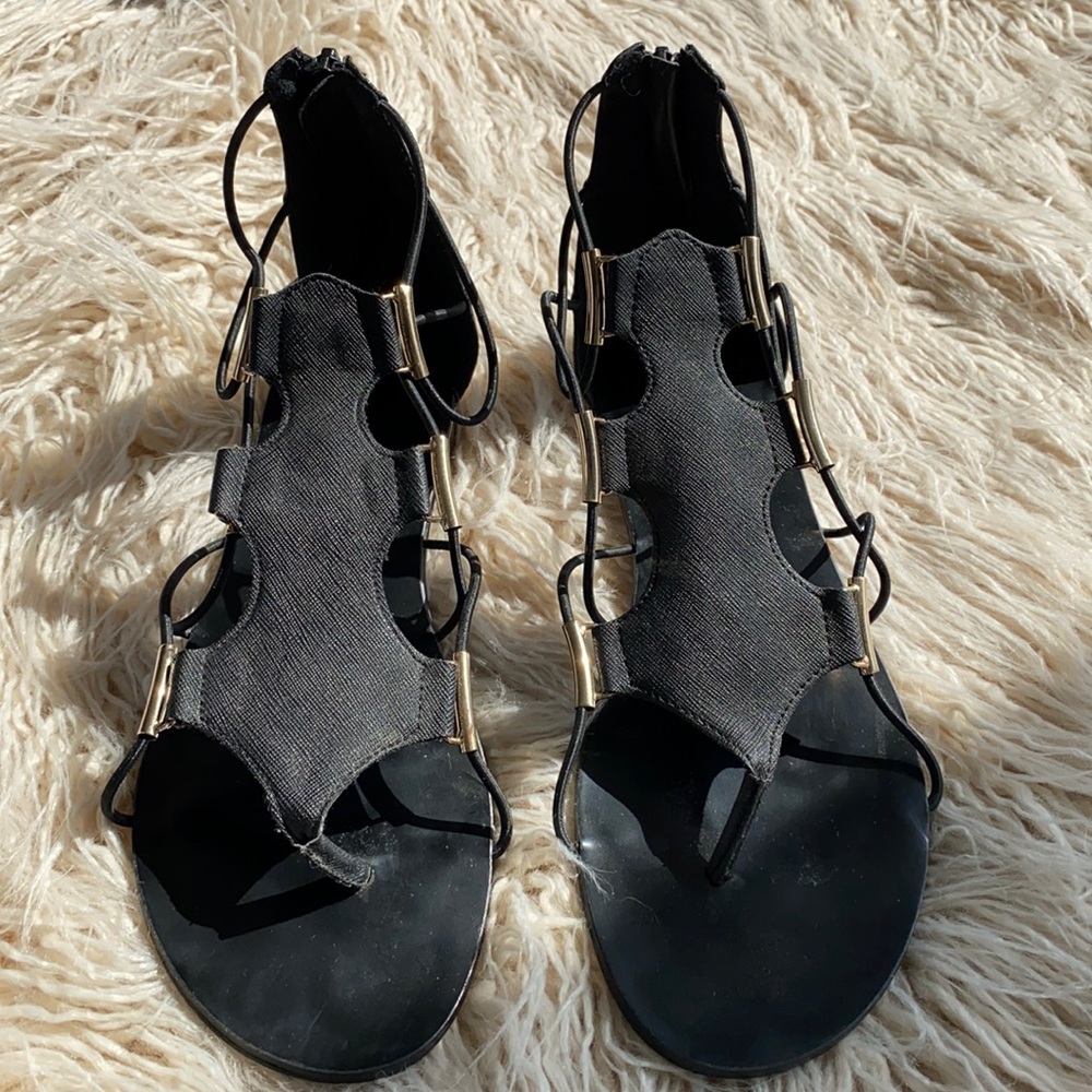 Black sandals